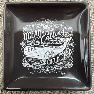 Cute Ceramic “Ocean Calling” Trinket Dish